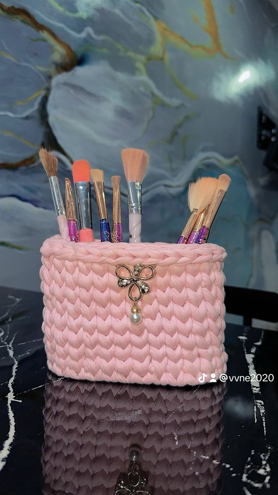 Cesto Maquillaje Rosa