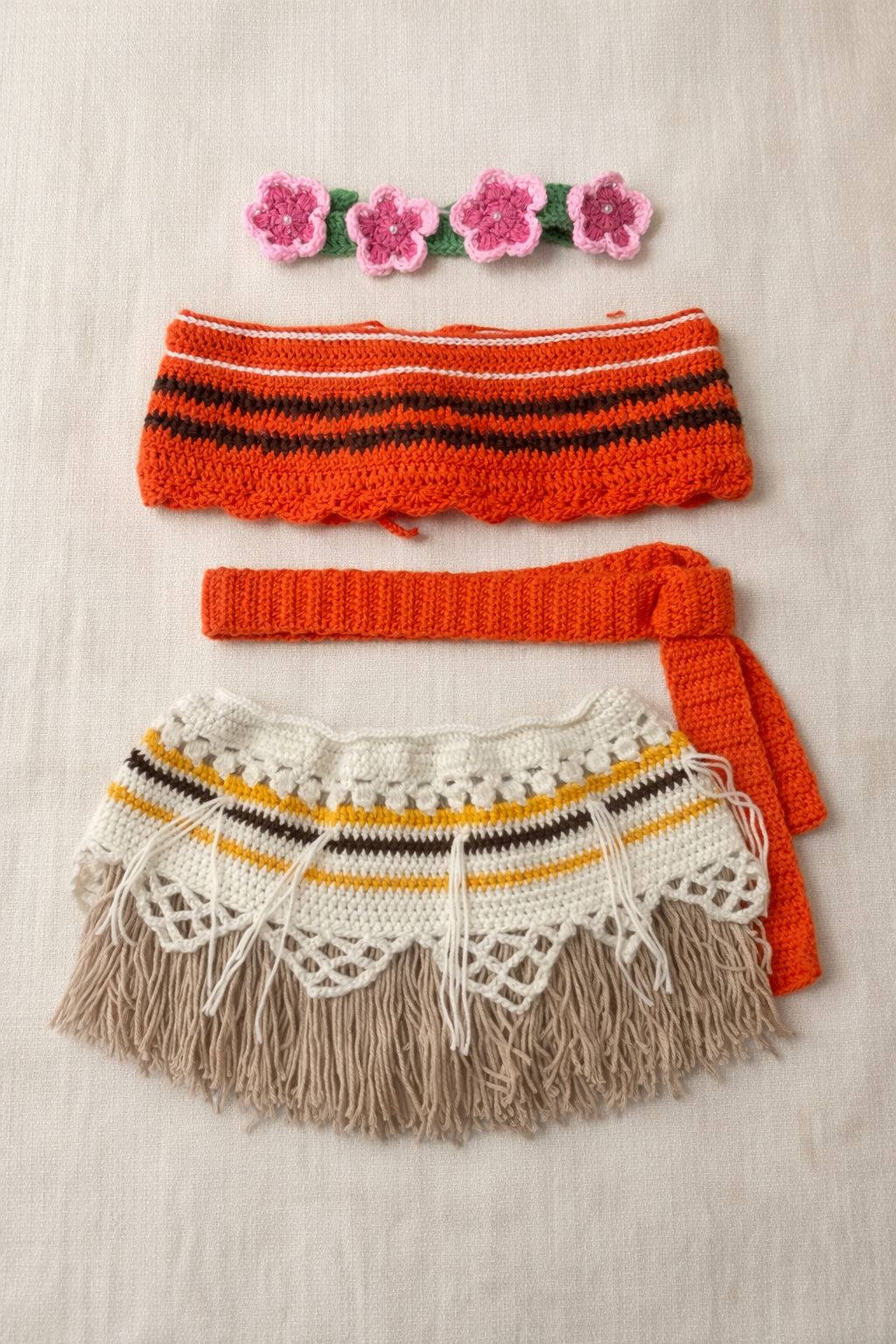 Traje tejido natural